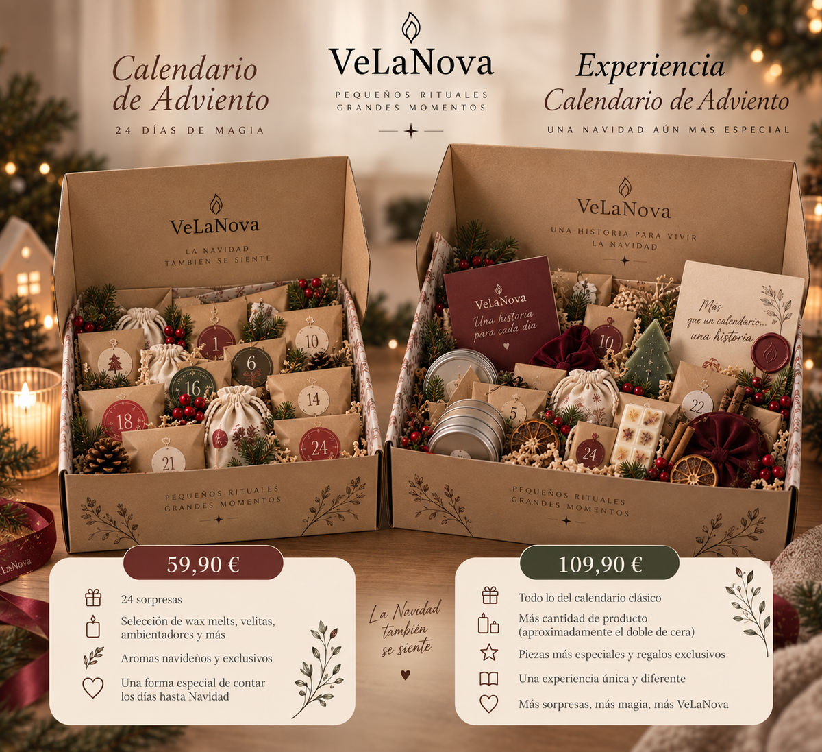 CALENDARIO DE ADVIENTO VELANOVA 2026 · PREVENTA